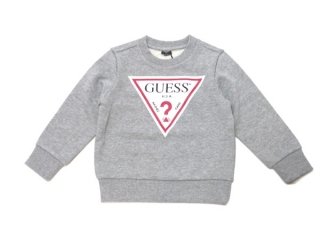 <img class='new_mark_img1' src='//img.shop-pro.jp/img/new/icons50.gif' style='border:none;display:inline;margin:0px;padding:0px;width:auto;' />GUESS KIDS KIDS TRAIANGLE LOGO CREW SWEAT -GREY-