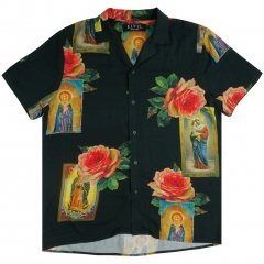 <img class='new_mark_img1' src='//img.shop-pro.jp/img/new/icons14.gif' style='border:none;display:inline;margin:0px;padding:0px;width:auto;' />CIVIL REGIME  Holy Floral Button Up In Black